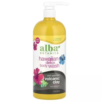 Alba Botanica, Гавайский детокс-гель для душа, 32 жидких унции (946 мл)