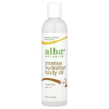 Alba Botanica, Гавайское масло для тела, орех кукуи, 8,5 жидких унций (251 мл)