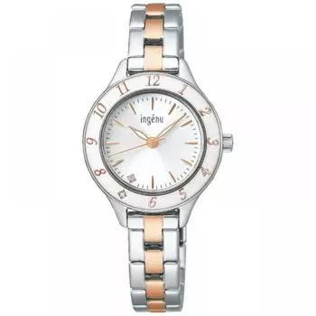 Alba [кварцевые часы] Ingenu Ingenu Epola Silver Pink Gold Ahjk461 [подлинные]