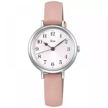Alba [quarTz WaTch] Riki Riki Classic Ladies Akqk447 Peach Flower Color Momo Isn T There