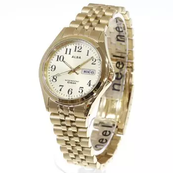 Alba Standard Quartz AQGK469 Champagne Gold [Seiko Watch] Мужские золотой