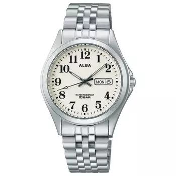 Alba Standard Quartz AQGK470 Silver [Часы Seiko] Мужские серебряный