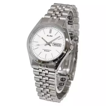 Alba Standard Quartz Watch AQGK471 Silver [Seiko Watch] Мужские серебряный