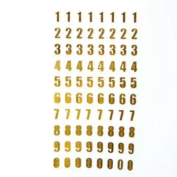 Album Notebook Journaling Scrapbooking Alphabet Stickers Hand Book Number Sticker Decoration Tools 3