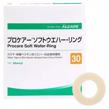 Alcare Procare Мягкие вафельные кольца Karaya Citrus Pectin Powder Skin Protector 15592 8 шт. 30 мм