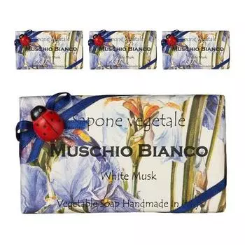 Alchimia Ladybug Soap Натуральное ароматное мыло ручной работы, 200г, 4 шт.
