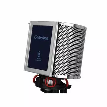 Alctron PF8 PRO Профессиональный Простой Студийный Микрофон Экран Акустический Фильтр Настольный Записывающий Ветрозащитный Экран серебряный