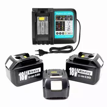 Aleaivy Bl1860 перезаряжаемая литий-ионная батарея 18 В 6000 мАч 9000 мАч для батареи Makita 18 В Bl1840 Bl1850 Bl1830 Bl1860b Bl1830b