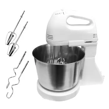 электрическая ручная чаша белого цвета может эффективно готовить, установив ее на мульти-быстрый электрический миксер-мешалку, мощную небольшую кухонную утварь, кухонный комбайн
