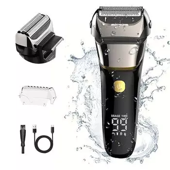 электробритва мужская бритва USB перезаряжаемая [инновационная модель] бритье электрическая электрическая бритва бритье бритва мужская бритье возвратно-поступательный тип 3