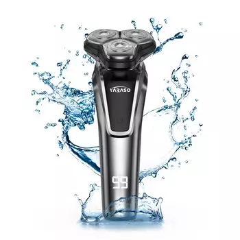 электробритва в 2025 году 3 функции в электрической электрической закрытой ванной полностью ЖК-дисплей уровень батареи влажный и сухой парень портативный Удобный бизнес