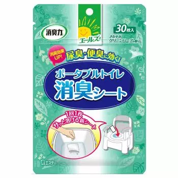 Ales Nursing home care deodoring power портативные дезодорирующие салфетки для туалета 30 листов x 8 шт.