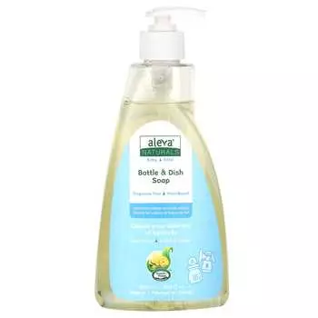 Aleva Naturals, Детское мыло для бутылочек и посуды, без запаха, 16,9 жидких унций (500 мл)