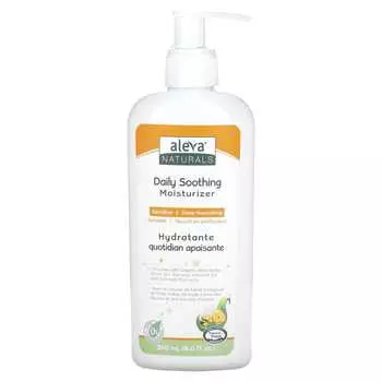 Aleva Naturals, Ежедневный успокаивающий увлажняющий крем, 8,0 жидких унций (240 мл)