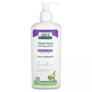 Aleva Naturals, успокаивающий лосьон Sleep Easy, 8 жидких унций (240 мл)