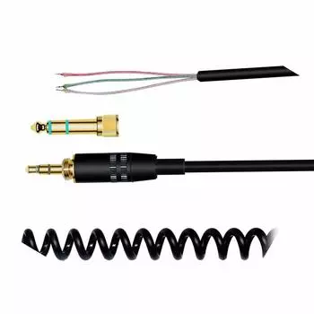 Alever Replacement Coil Repair Audio Cable Replacement Spring Cord Compatible with Sony 7509 V6 V600 V700V900 Headphones ATH-M50 ATH-M50s MDR-7506