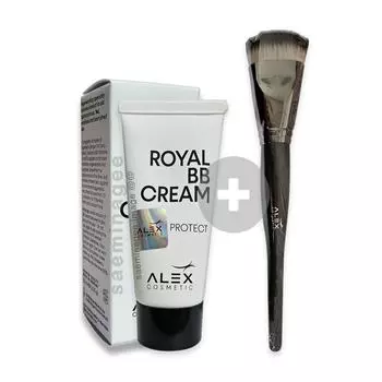 Alex Cosmetic Royal BB Cream 30 мл + Alex Cosmetic Photoshop Perfector Brush, 30 мл, 2 шт.