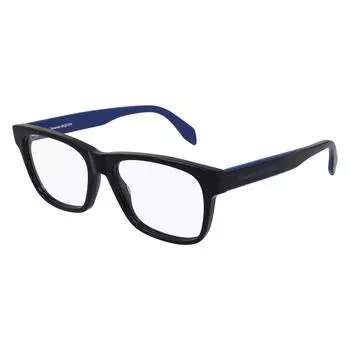 Alexander McQueen AM 0307O 004 55 мм прямоугольные очки унисекс 55 мм черные синие