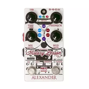 Alexander Pedals Alexander Pedals Гитарный эффектор Echo Delay История урока, том 3 и