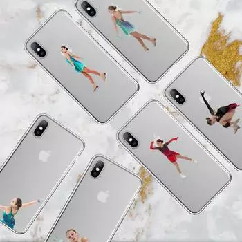 Александра Трусова Чехол для телефона iPhone 11 12 Mini 13 14 15 Pro XS Max X Plus SE XR Прозрачный чехол iPhone13mini