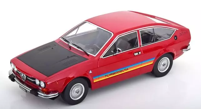 Alfa Romeo Alfetta 2000 GTV Turbodelta 1979 Красный мини-автомобиль Alfetta Turbodelta KK-масштаб 1/18 [предмет] красный