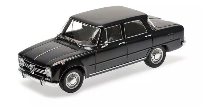 Alfa Romeo Giulia dark Model Minichamps 1300, синий, 1966, Автомобиль, Готовая, 118 темно-синий