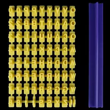 Алфавит Буква Цифра Печенье Пресс Штамп Резак Формы Для Выдавливания Помадки Инструменты
