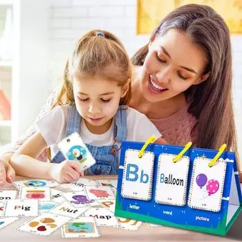 Алфавит на рабочем столе Флэш-карты ABC Английские слова Правописание Распознавание форм Дошкольное обучение Образовательные Когнитивные Флэш-карты Малыши Мальчики Девочки Подарок A