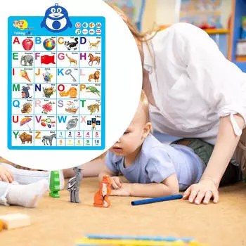 Алфавит настенная диаграмма для малышей образовательный плакат для детского сада начальный декор