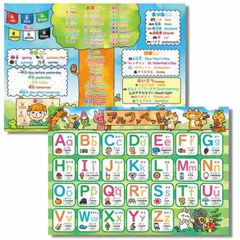 Алфавитная таблица ABC Ванна Плакат Образовательная игрушка Детская школа изучение доктора. Рутина [Приобретайте привычки! Ряд] (Набор 2)