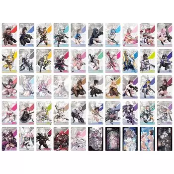 ALGERNON PRODUCT NIKKE Металлическая коробка для коллекционных карт Gun Girl Ш56 x В88 мм Изготовлена из ПЭТ прибл.