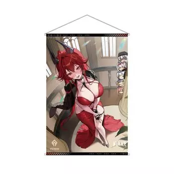 Algernon Products Богиня NIKKE B2 Tapestry Red Nonsense Красная замша Victory Hood