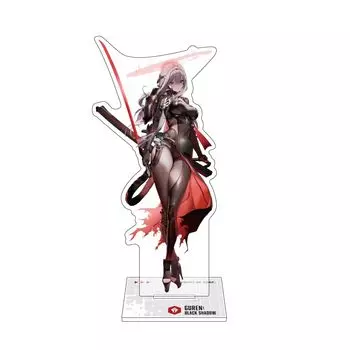 Algernon Products NIKKE Acrylic Stand Kuren: Black Shadow Approx. W46-78 x H130mm Made of acrylic
