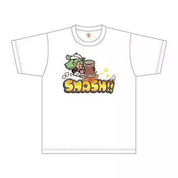 Algernon Products Victory Nikke SMASH White Size S Product Shoulder Sleeve 19cm Made of Cotton Goddess T-Shirt SODA! Dimensions Length 65cm, Width