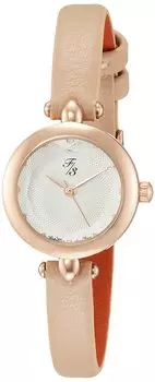 ALIAS Watch F3 Classic Analog Waterproof Leather Strap FP005BE4 Beige Women s бежевый