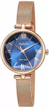 ALIAS Watch F3 Classic Analog Waterproof Mesh Metal Band FM008PG4BL Women s Pink Gold