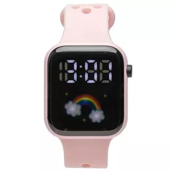 ALIAS Watch LED цифровые детские часы с силиконовым ремешком WW22043PK розовые