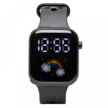 ALIAS Watch LED цифровые детские часы силиконовый ремешок WW22043BK черный