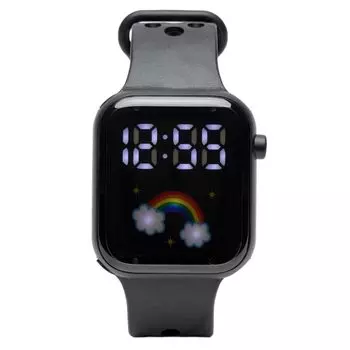 ALIAS Watch LED цифровые детские часы силиконовый ремешок WW22043BK черный