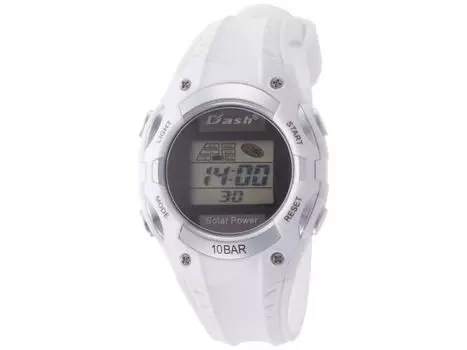 Alias Watch Solar Digital Dash ADWW16032SOL16 женские, белый полиуретановый ремешок