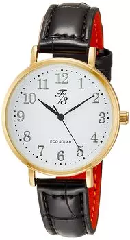ALIAS Watch Solar F3 Analog Водонепроницаемый кожаный ремешок FP012BK1S Женский черный