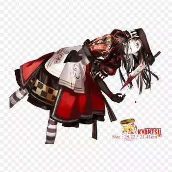 Alice Madness Returns American Mcgee s Alice Alice Mad Iron on Heat Transfer Printing, виниловые нашивки, наклейки для одежды, аппликации «сделай сам», моющиеся нашивки