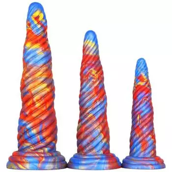 Alien Dildo Силиконовая Анальная пробка Женский мастурбатор Секс-игрушка Фистинг Большой Член Реалистичный Пенис Монстр Дилдо Ремешок на Член 20cm