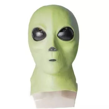 Alien latex mask headgear, funny mask One size