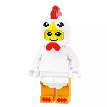 alife nanoblock large human chicken, mixed colors, Korean popular toys