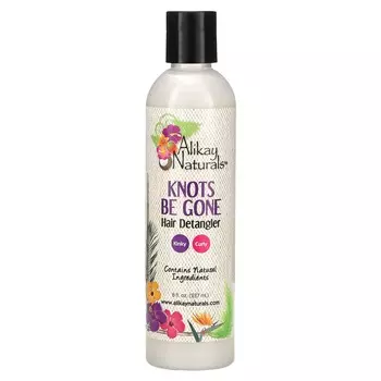 Alikay Naturals, Knots Be Gone, средство для распутывания волос, 8 жидких унций (237 мл)