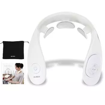 ALINCO Ele Neck Elenec беспроводной USB-перезаряжаемый EMS-уход за шеей Оснащен функцией нагрева 10-минутный таймер автоматического выключения голосовые подсказки небольшой размер