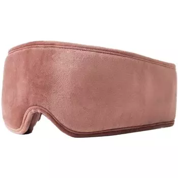 Alinco Маска для глаз с подогревом, перезаряжаемая через USB, 2-сторонняя, беспроводная, уход за глазами, широкий электрический нагревательный охлаждающий гель, в комплекте с моющимся тканевым чехлом MCB060 (Горячо/Прохладно) розовый