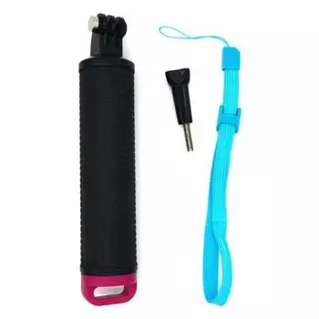 Alioay Gopro Selfie Stick Extension Pole Float Grip Плавающая губка Selfie Stick Float Grip с винтами Ремешок для руки Легкий водонепроницаемый мягкий для