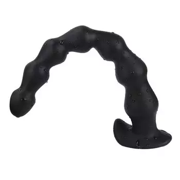 Alip Anal Beads Anal Plug Long Anal Expansion Anal Goods Seven Dragon Ball Shape Anal Stopper Soft Silicone Anal Pearl Butt Plug Anal Beads for Men